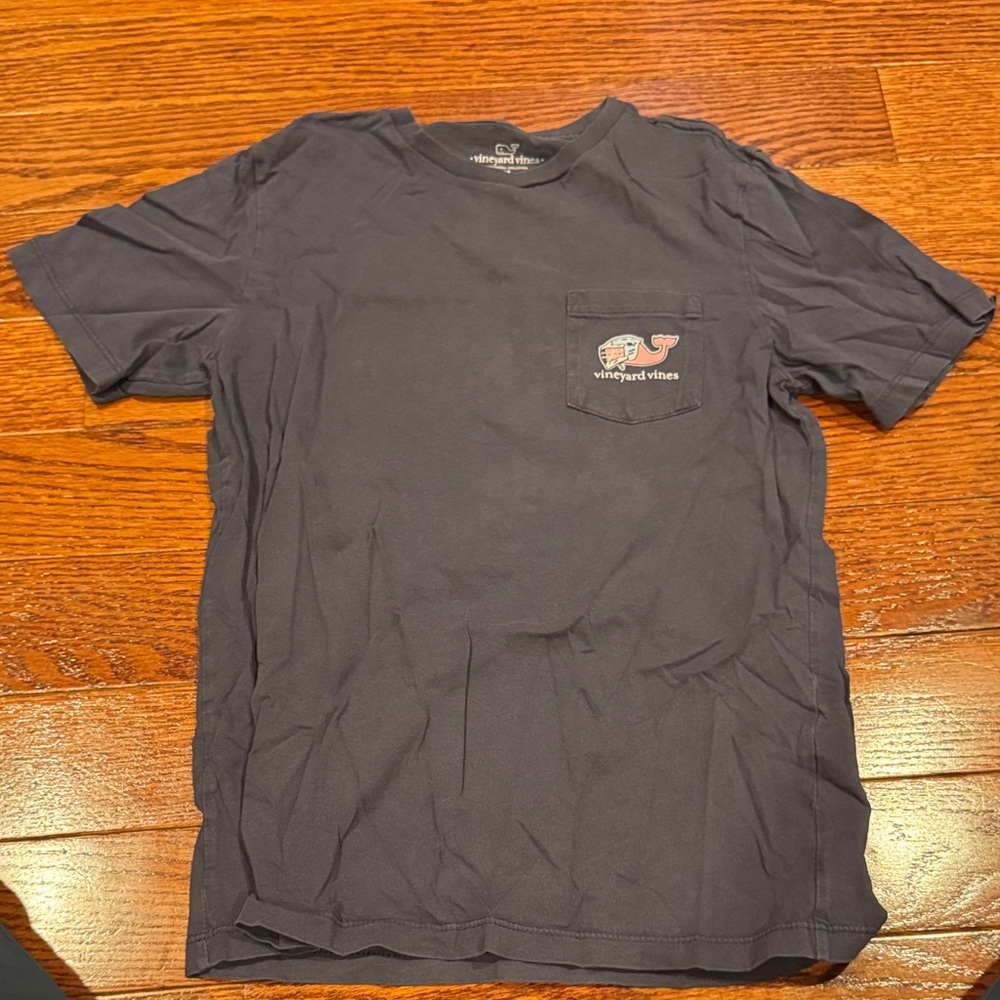Vineyard Vines Men's Dark Blue Short Sleeve Tee